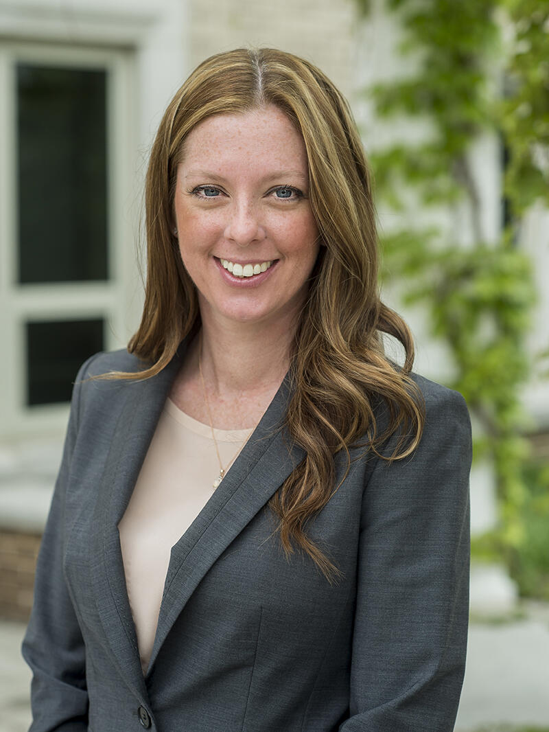 Headshot of Kiersten White standing outside