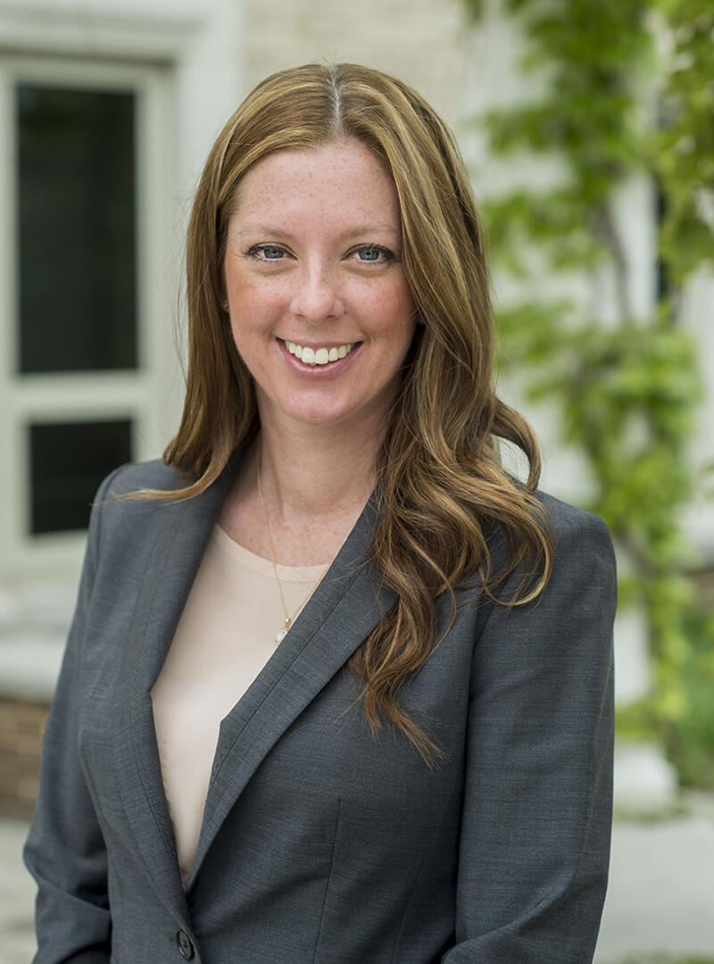 Headshot of Kiersten White standing outside
